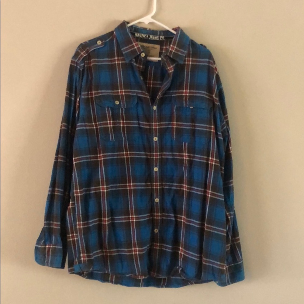 Nautica jeans Co. flannel button down